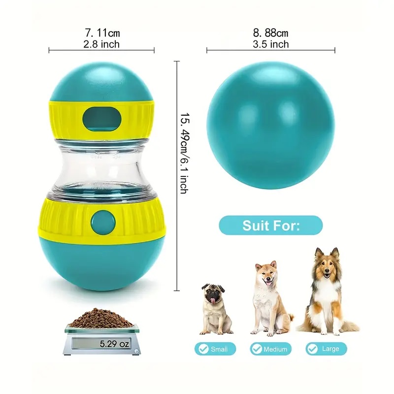 Interactive Dog Snack Dispense - Dog Puzzle Feeder Toy recension och pris