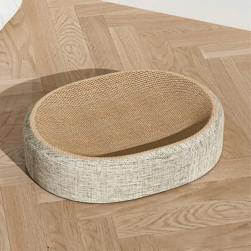 Oval Shape Scratch Pad For Cat - Pet Beds recension och pris