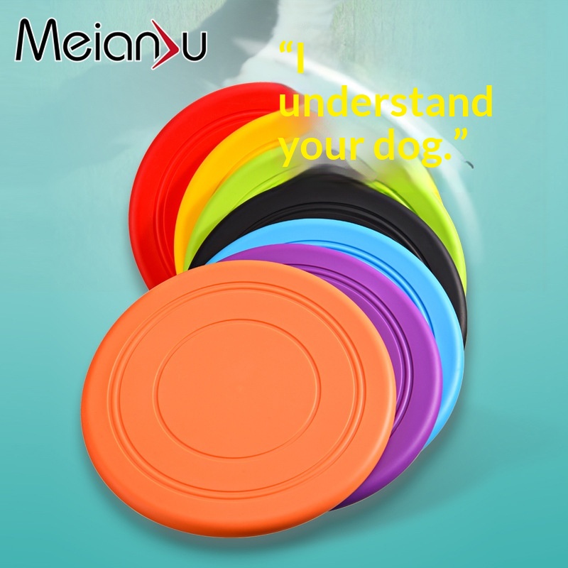 Meianju Soft Flying Disc for D - Flying Disc Dog Training Toy recension och pris